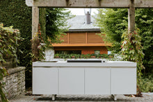 Outdoorküche Deluxe mit flachem Grill