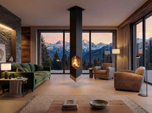 Cheminée FlamaquARTz, Design Cheminée Schweiz, kleines Cheminée,